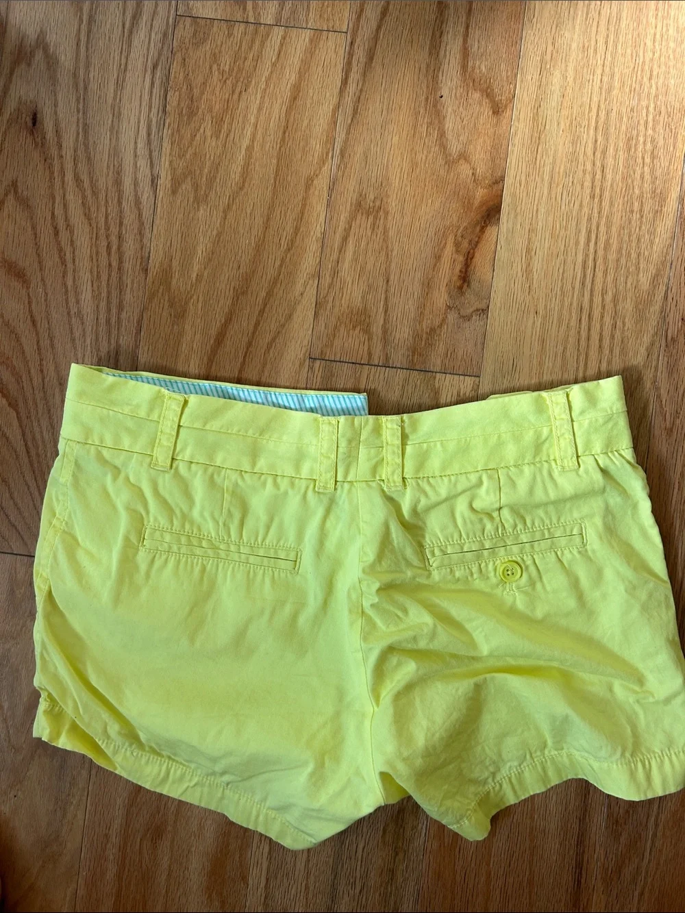 J. Crew Bright Yellow Women's Cotton Shorts